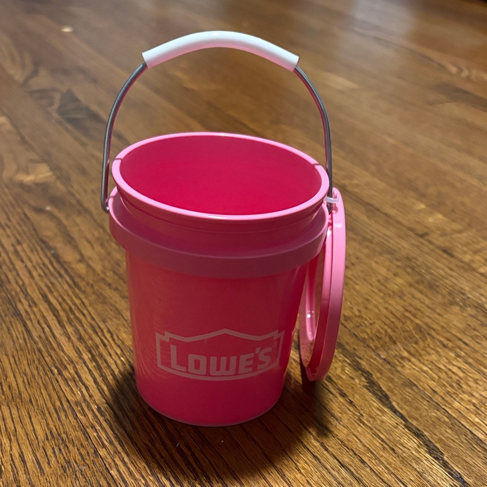 Pink Lowe’s Bucket